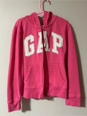 Gap kids Relaxed Gap Logo Zip Hoodie Size M (8)